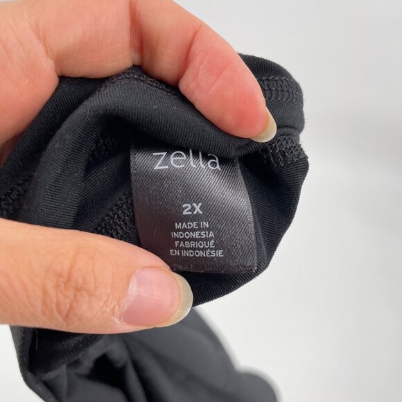 Zella Black Workout Tank Womens Plus Size 2X Athletic Gym Stretch Athleisure - Picture 6 of 7